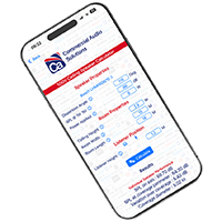 Image of a mobile phone showing the App